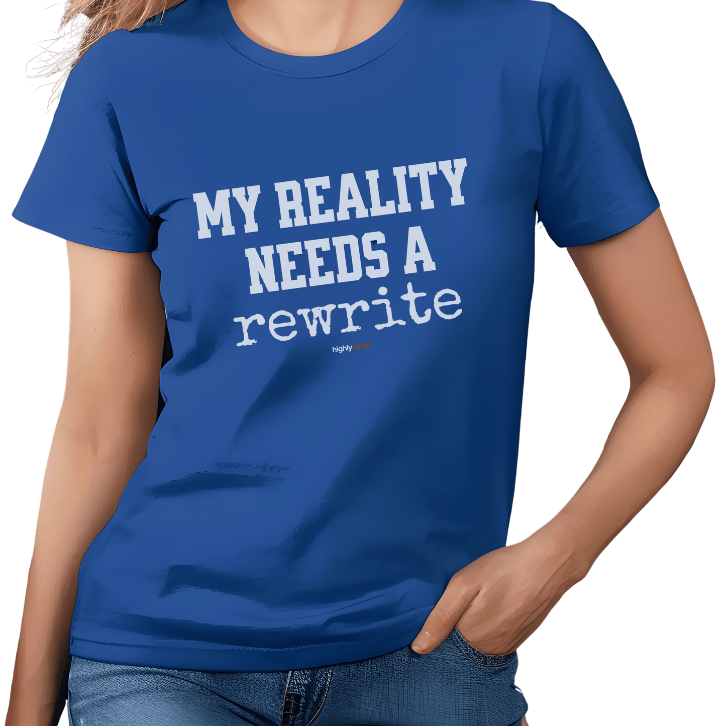 Reality Rewrite T-Shirt - Print Material