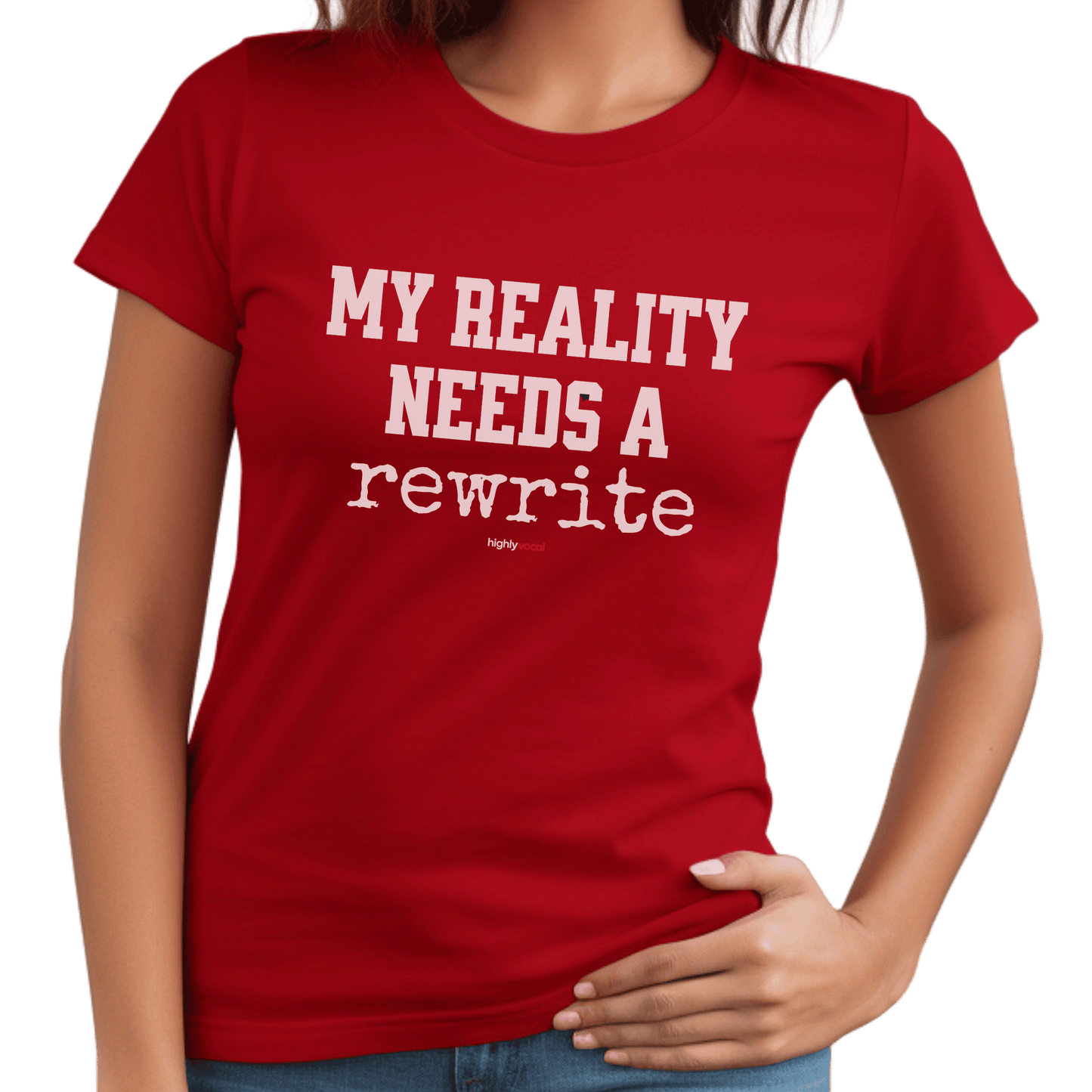 Reality Rewrite T-Shirt - Print Material