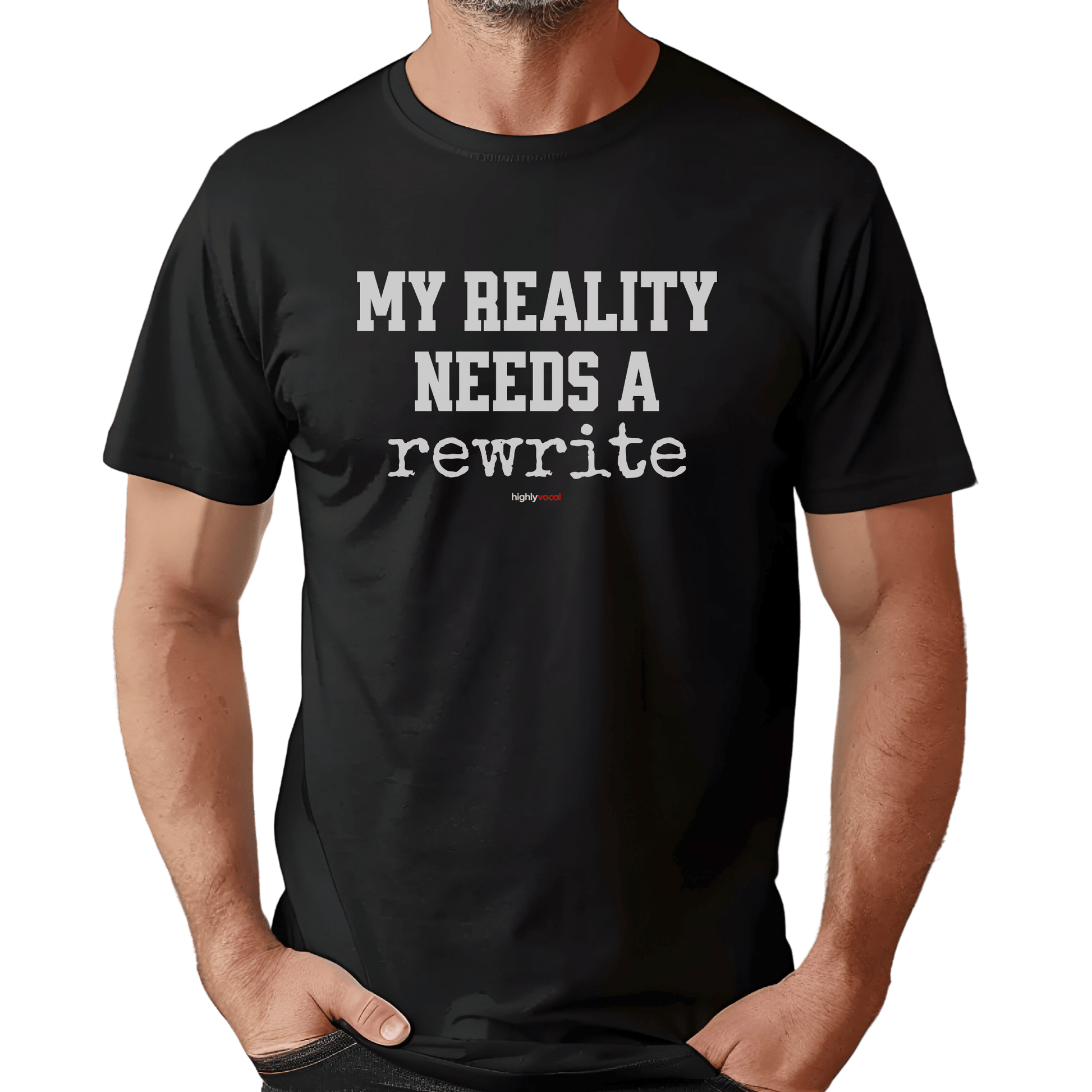 Reality Rewrite T-Shirt - Print Material