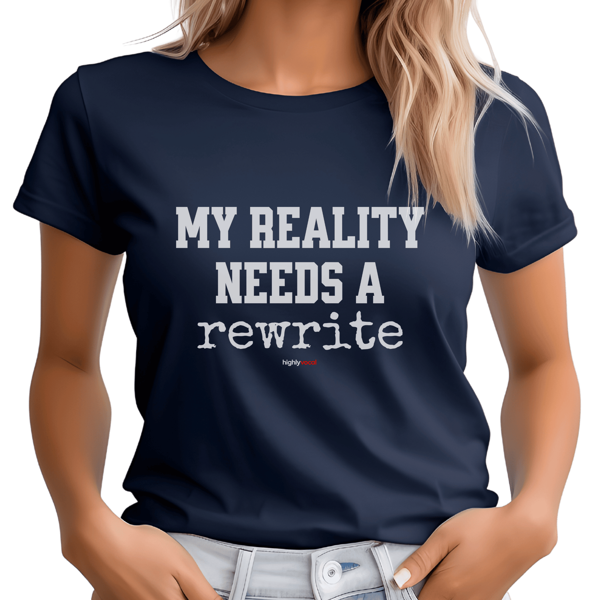 Reality Rewrite T-Shirt - Print Material