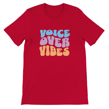 Retro Voice Over Vibes T-Shirt for Voice Actors and Voiceovers - Highly Vocal