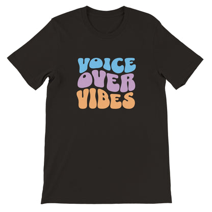 Retro Voice Over Vibes T-Shirt for Voice Actors and Voiceovers - Highly Vocal