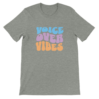 Retro Voice Over Vibes T-Shirt for Voice Actors and Voiceovers - Highly Vocal