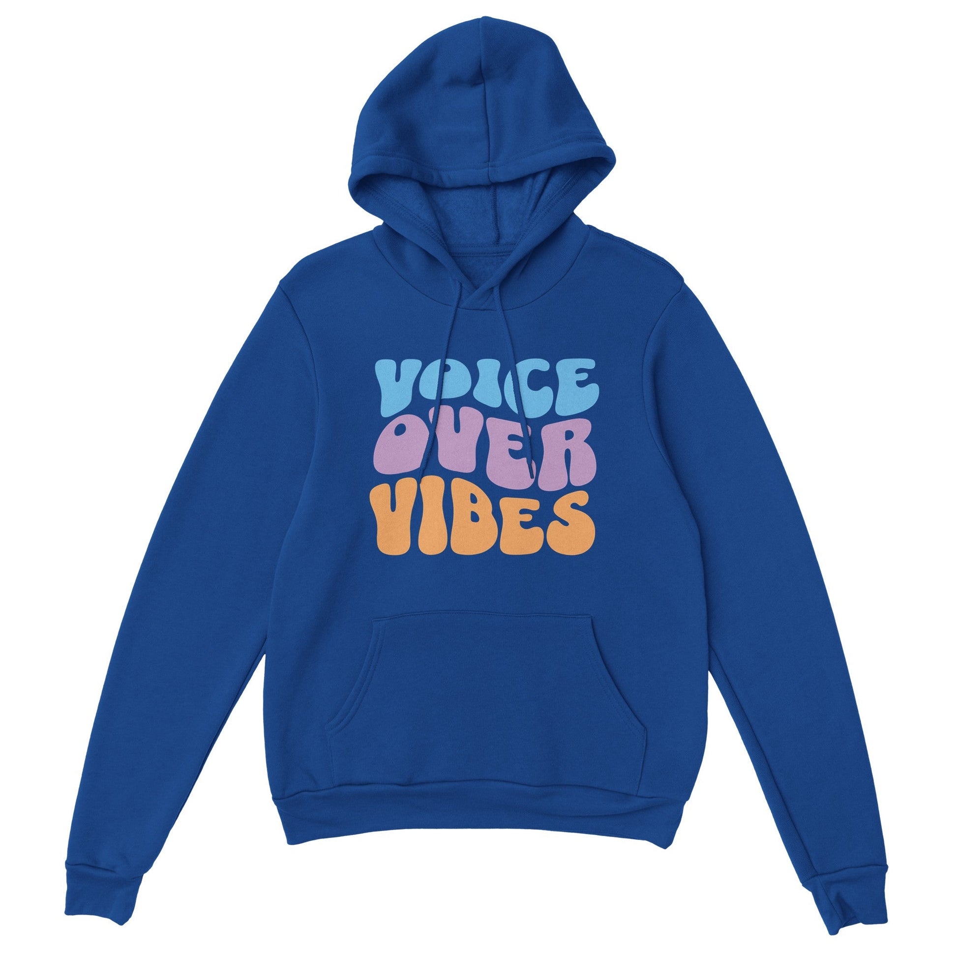 Retro Voiceover Vibes Hoodie for Voice Actors - Highly Vocal