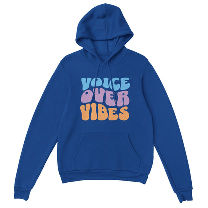 Retro Voiceover Vibes Hoodie for Voice Actors - Highly Vocal