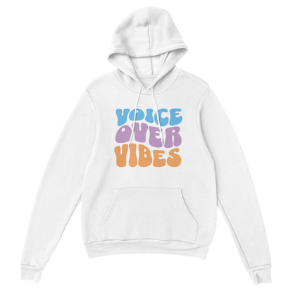 Retro Voiceover Vibes Hoodie for Voice Actors - Highly Vocal