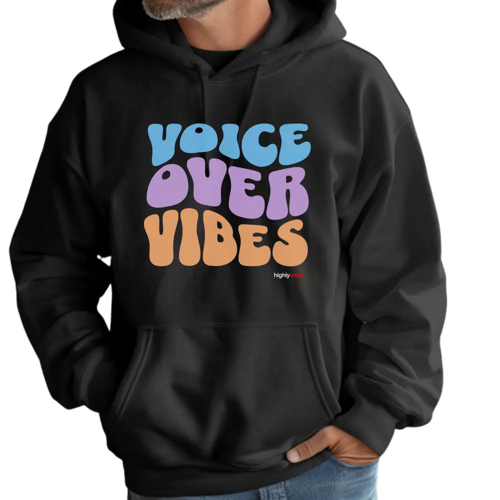 Retro Voiceover Vibes Hoodie - Highly Vocal