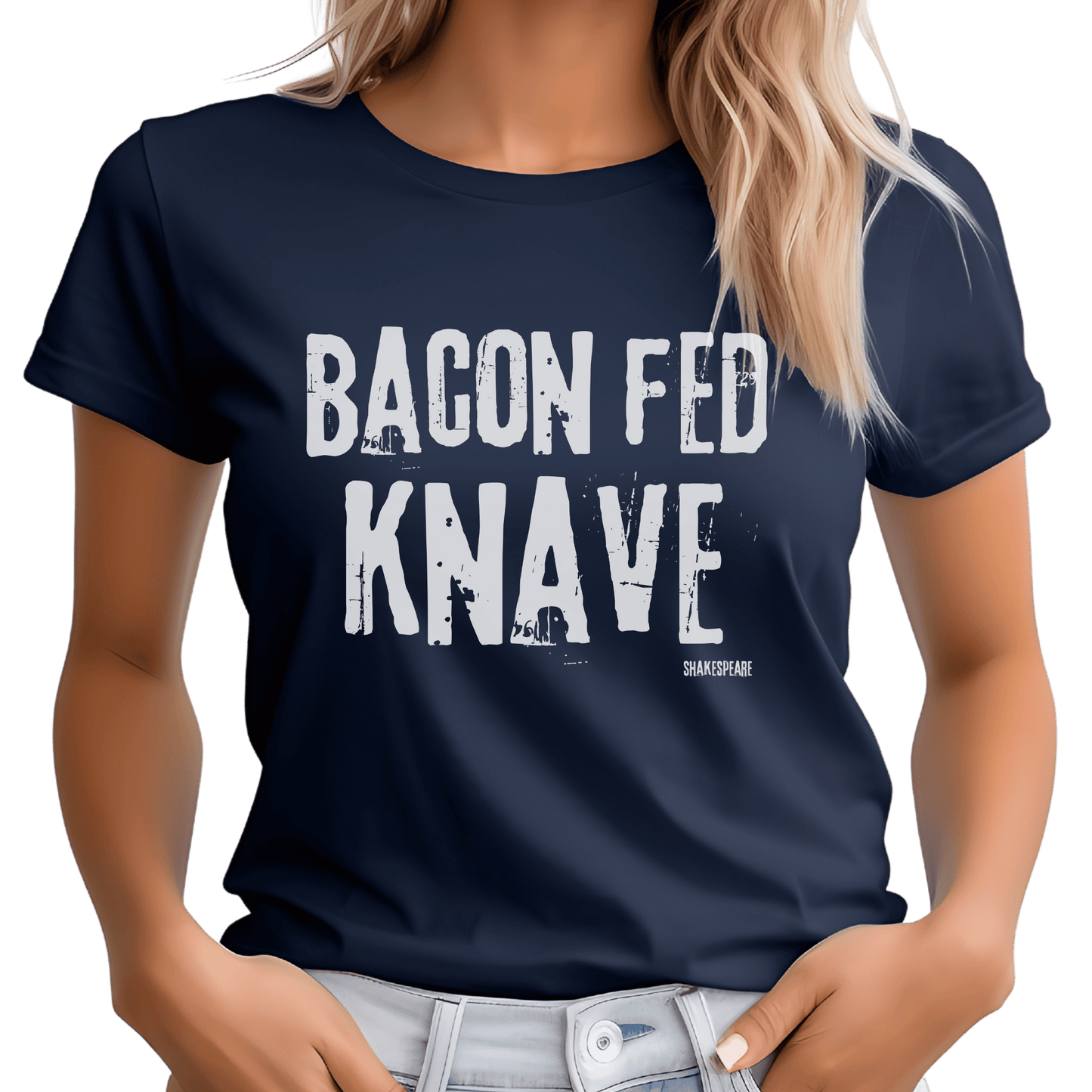 Sassy Shakespeare Bacon Fed Knave T-Shirt