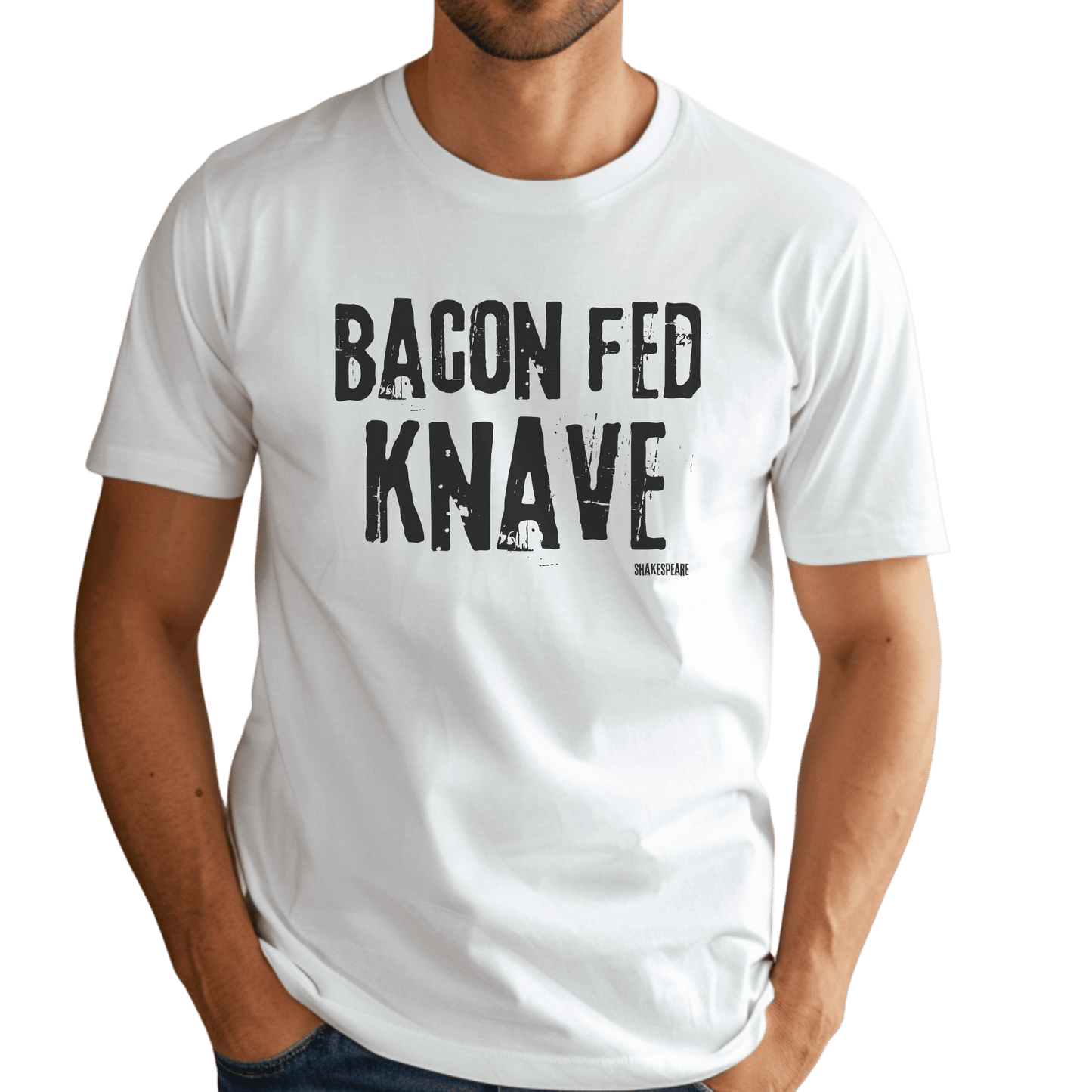 Sassy Shakespeare Bacon Fed Knave T-Shirt