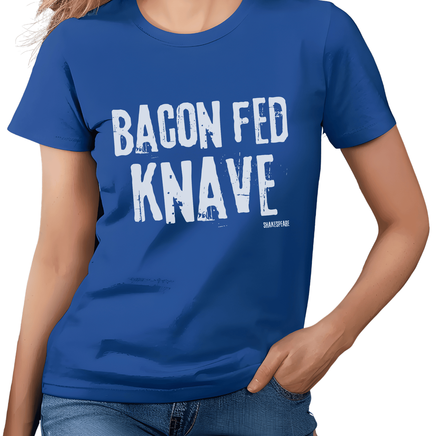 Sassy Shakespeare Bacon Fed Knave T-Shirt