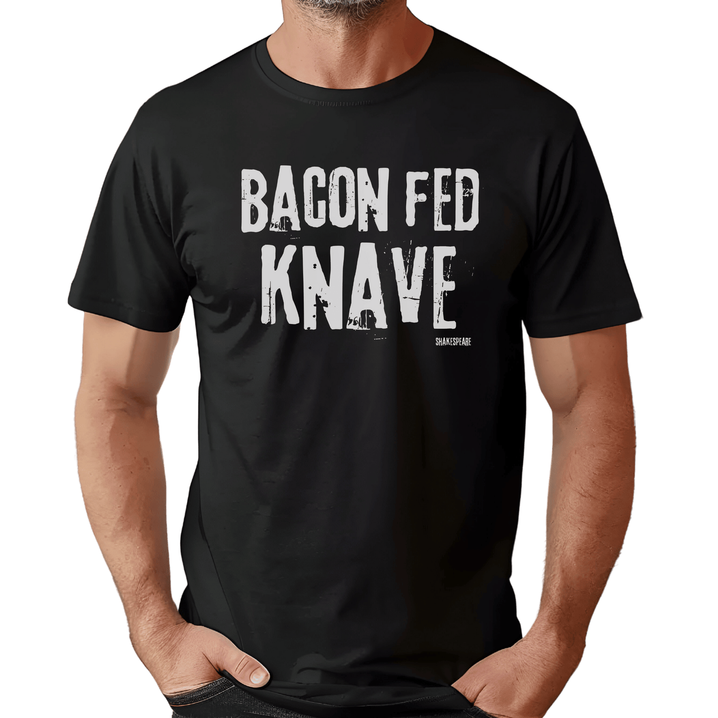 Sassy Shakespeare Bacon Fed Knave T-Shirt