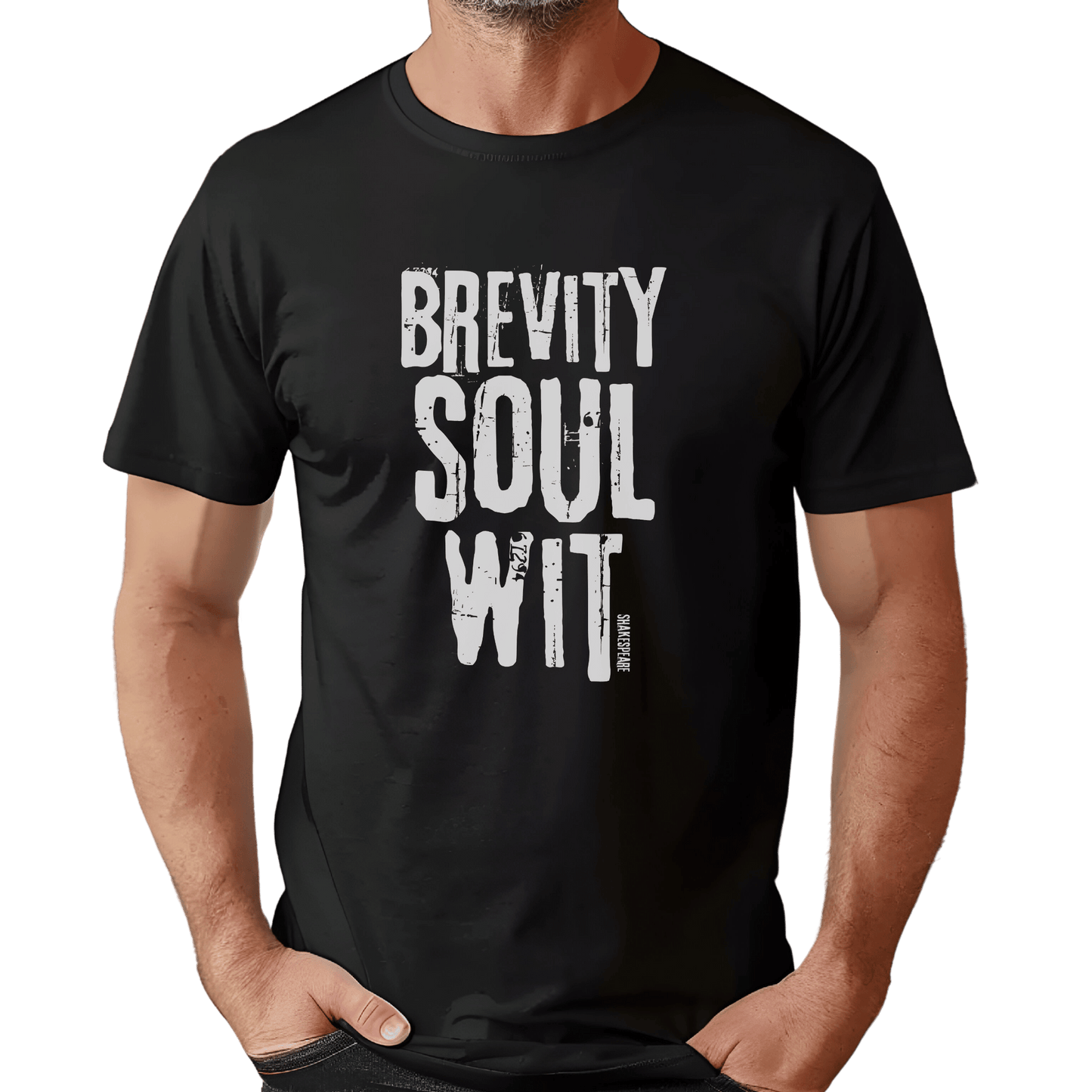 Sassy Shakespeare Brevity Soul Wit T-Shirt