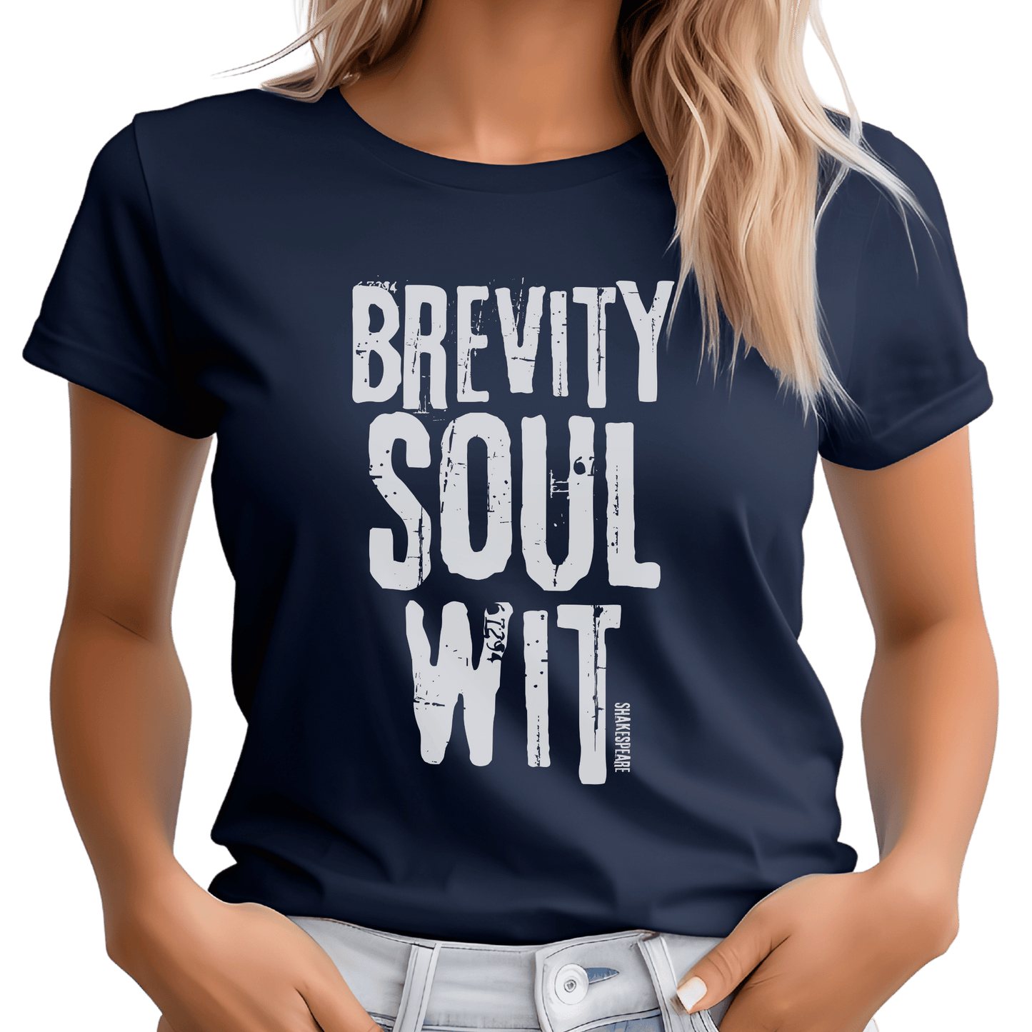 Sassy Shakespeare Brevity Soul Wit T-Shirt