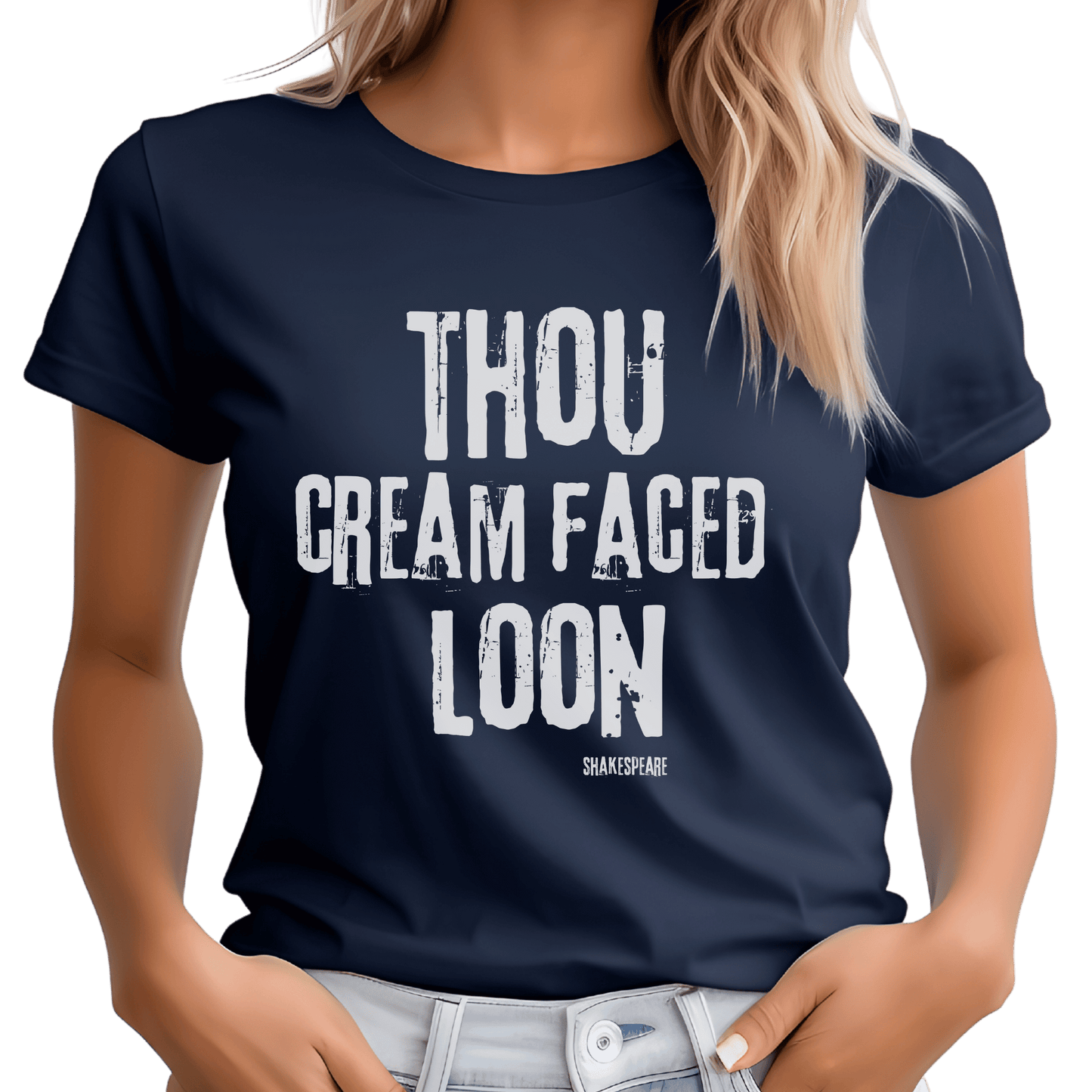 Sassy Shakespeare Cream Faced Loon T-Shirt