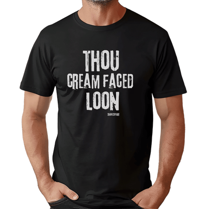 Sassy Shakespeare Cream Faced Loon T-Shirt