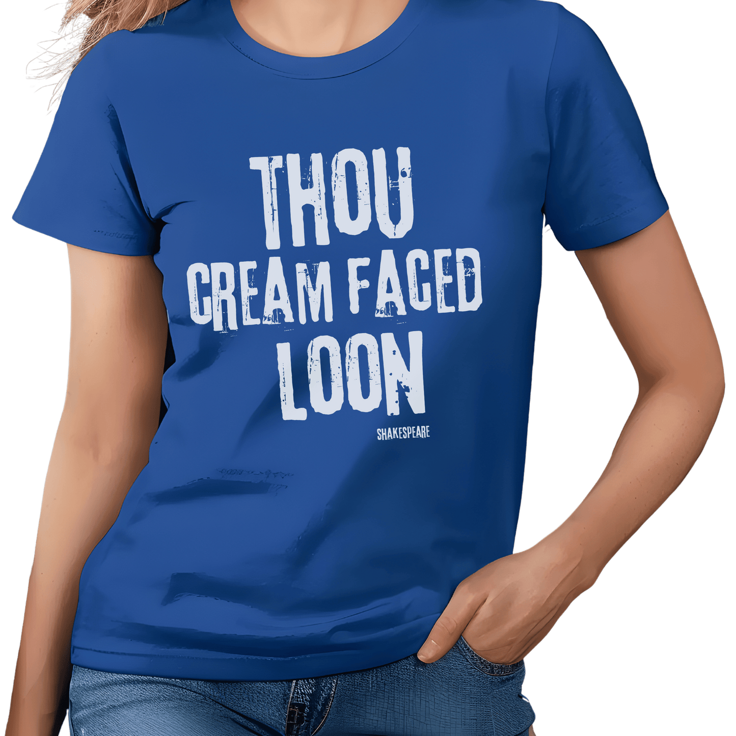 Sassy Shakespeare Cream Faced Loon T-Shirt