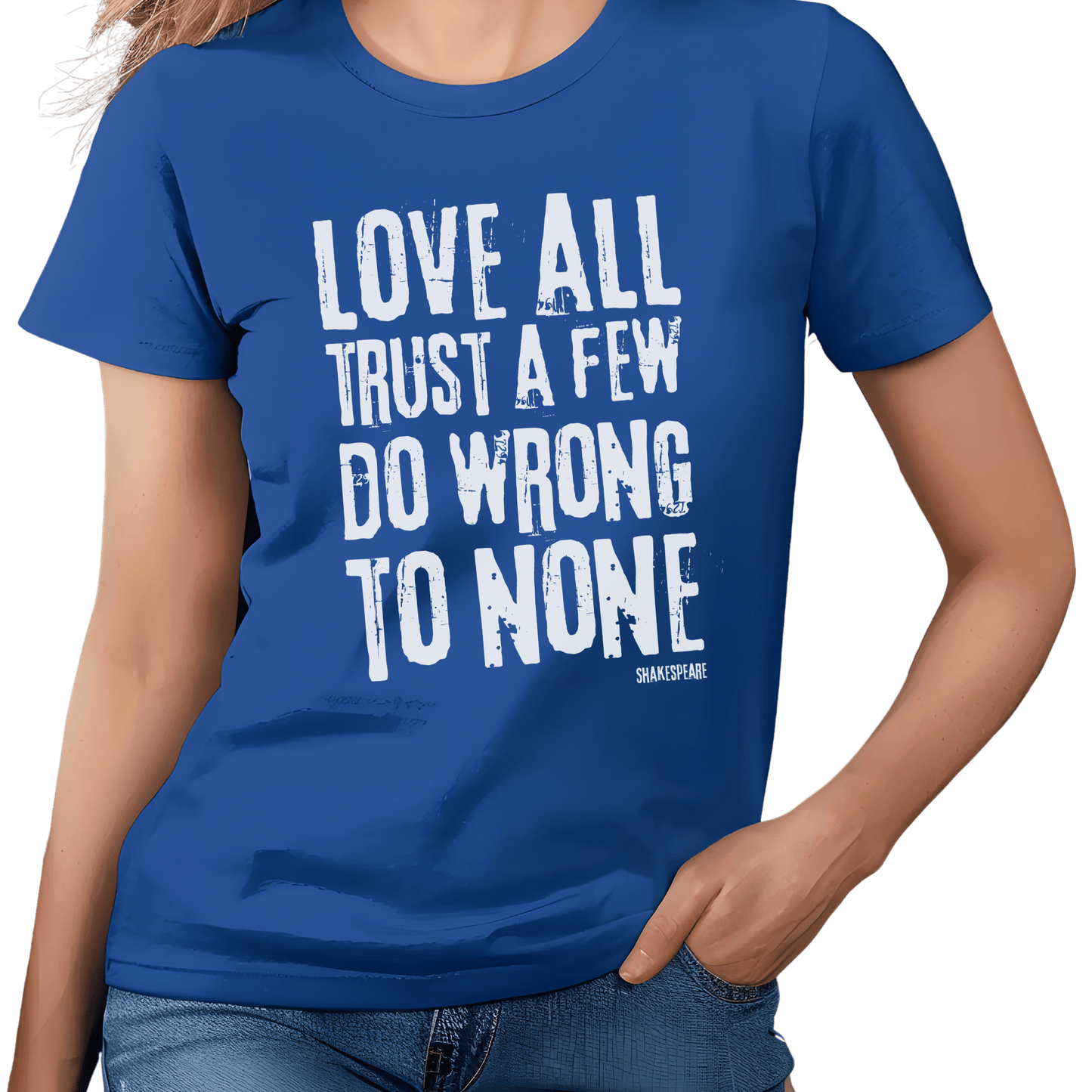 Sassy Shakespeare Love All T-Shirt