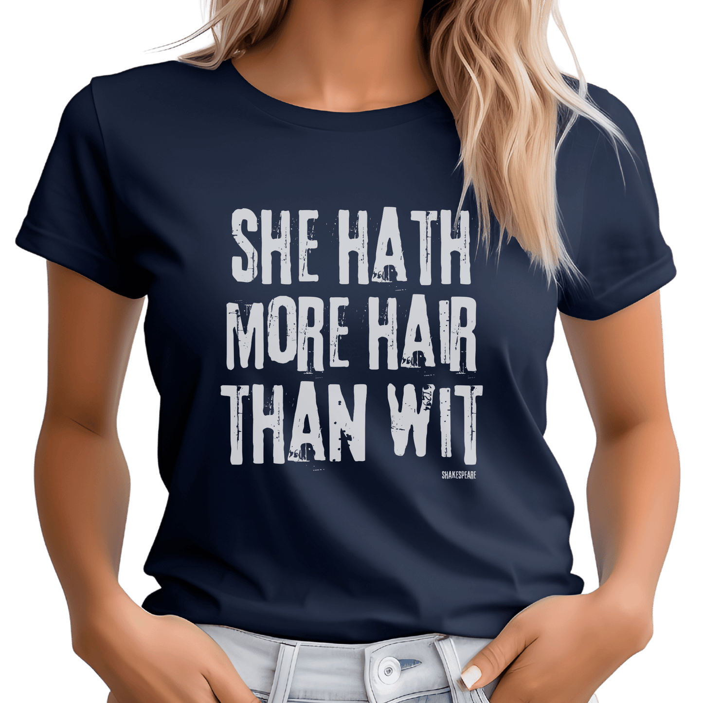 Sassy Shakespeare More Hair Than Wit T-Shirt