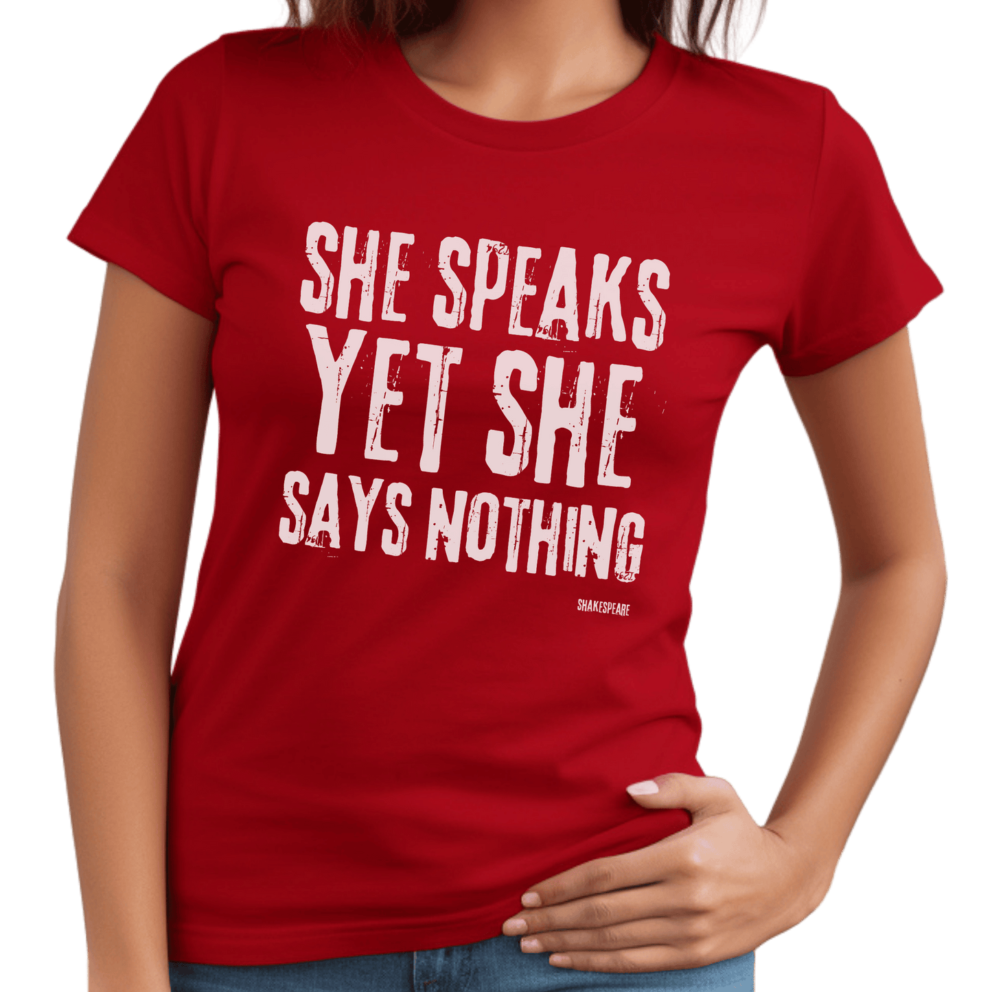 Sassy Shakespeare She Speaks T-Shirt