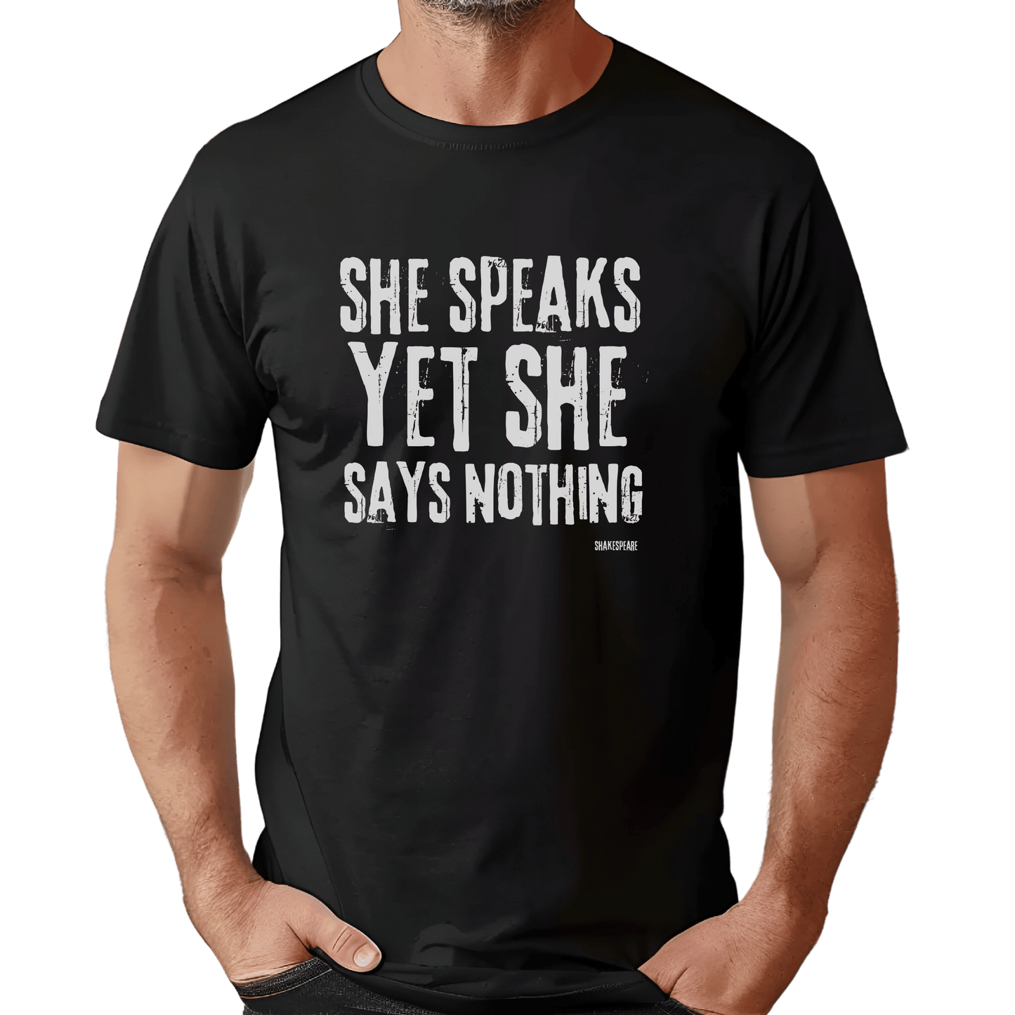 Sassy Shakespeare She Speaks T-Shirt