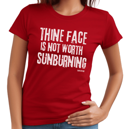 Sassy Shakespeare Thine Face T-Shirt