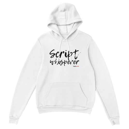 Script Whisperer Hoodie for Voice Actors and Voiceovers - Highly Vocal