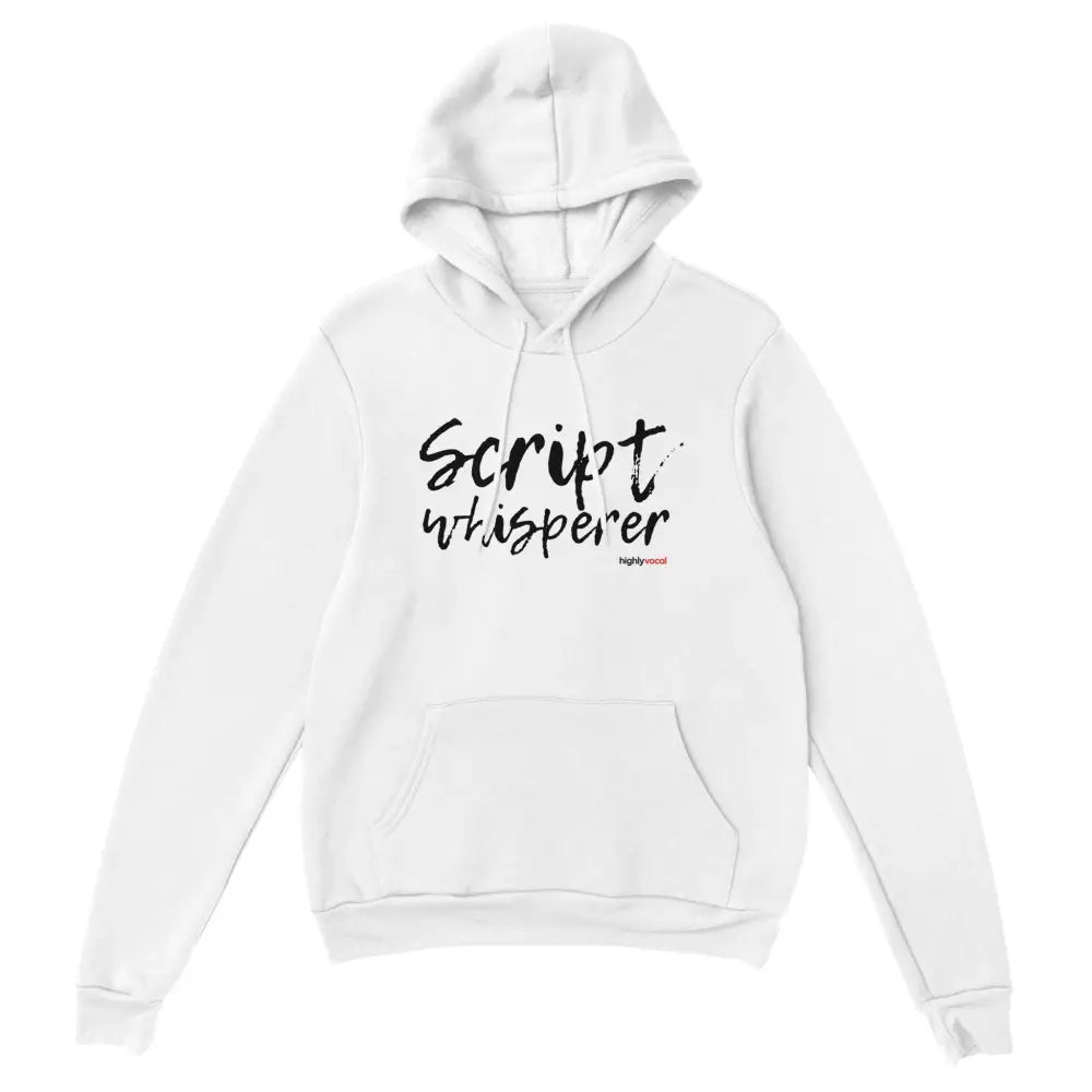 Script Whisperer Hoodie for Voice Actors and Voiceovers - Highly Vocal