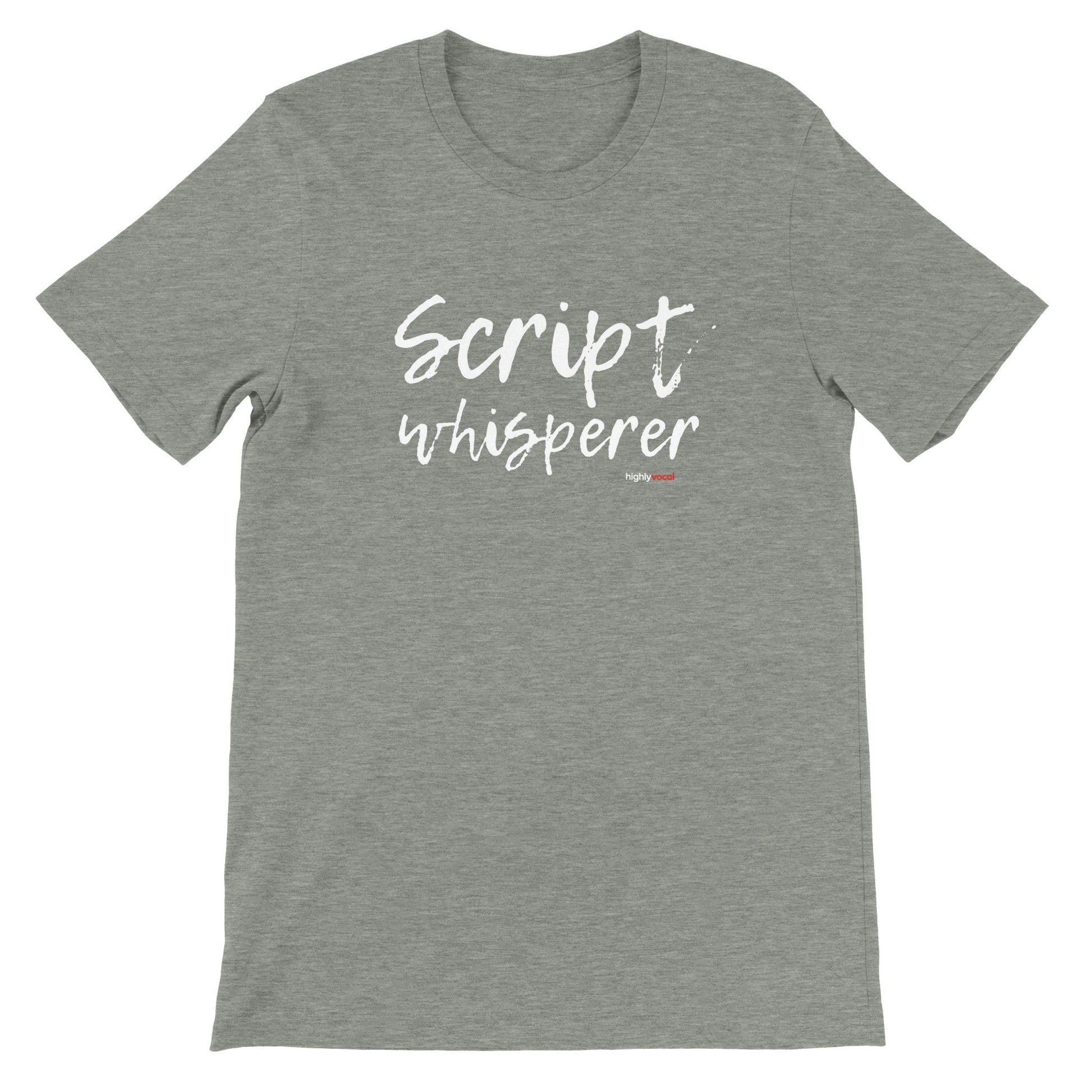 Script Whisperer T-Shirt - Print Material