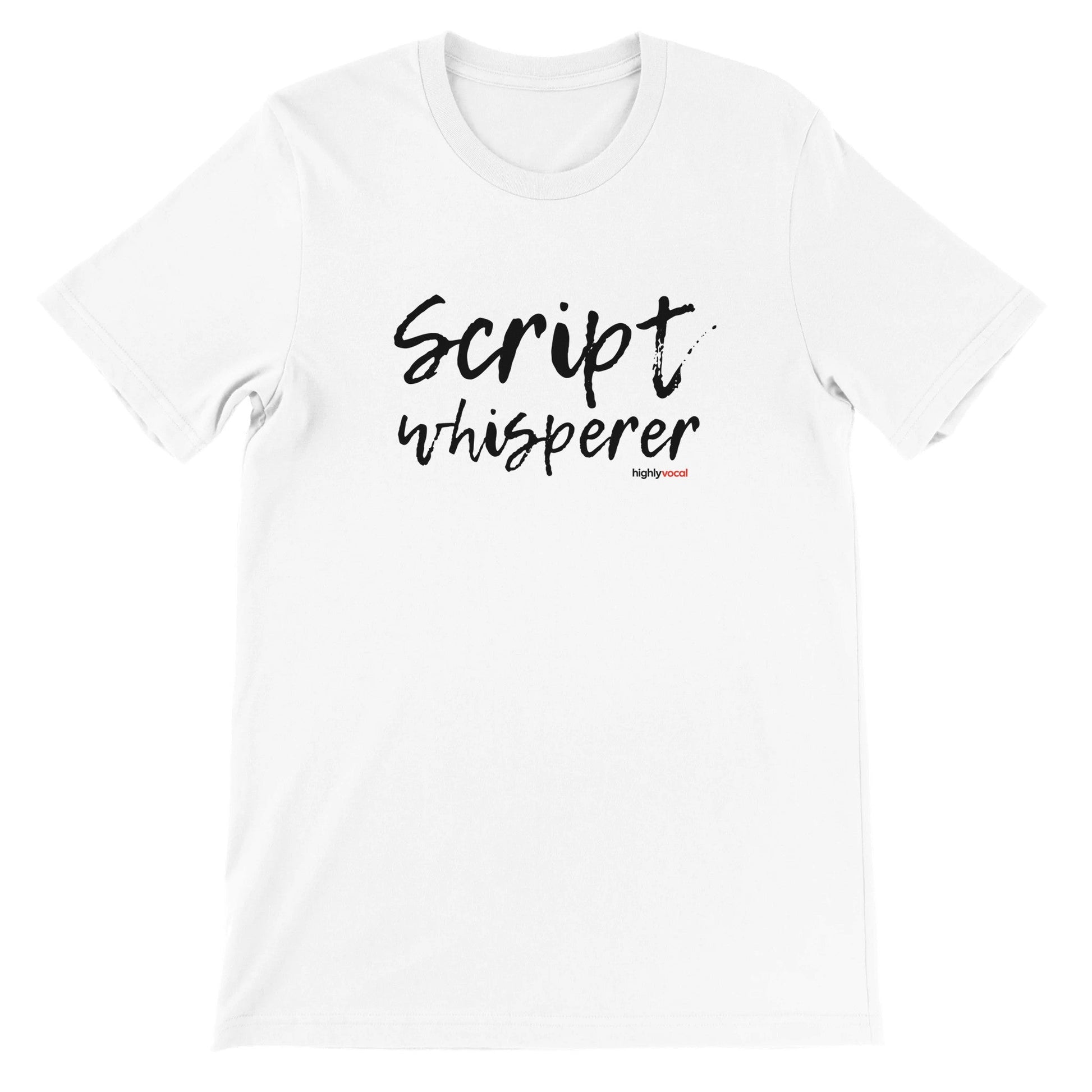 Script Whisperer T-Shirt - Print Material