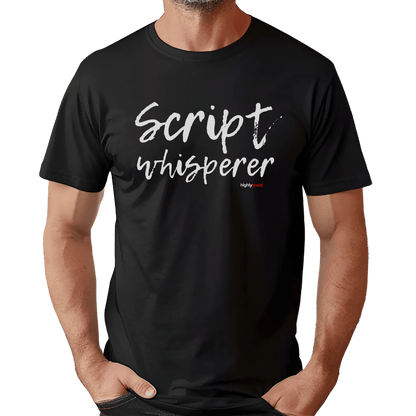 Script Whisperer T-Shirt - Print Material