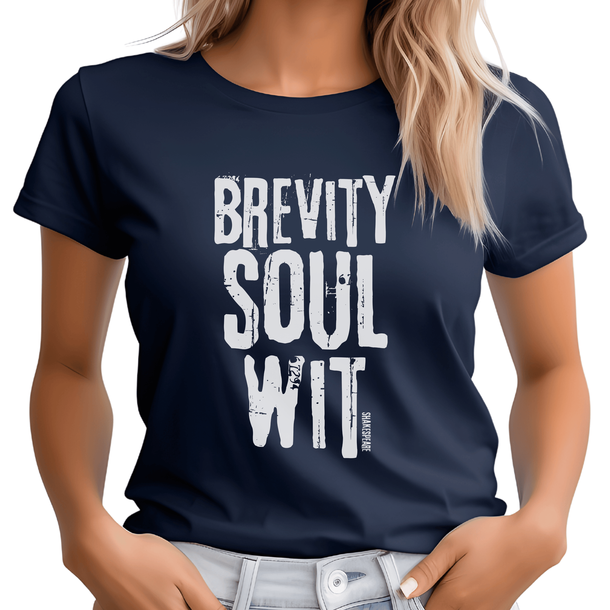 Shakespeare Brevity. Soul. Wit T - Shirt for Theatre Lovers - Highly Vocal