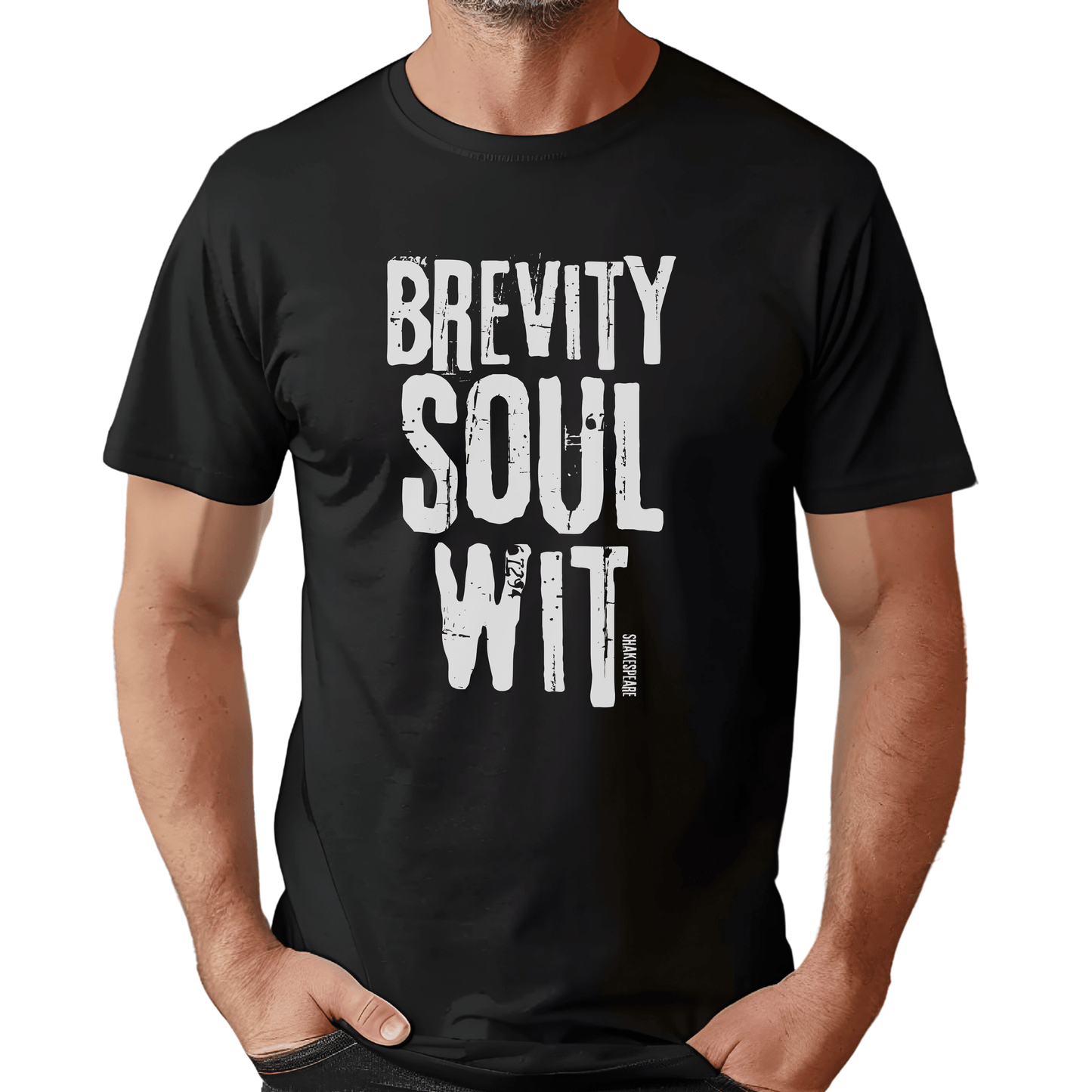 Shakespeare Brevity. Soul. Wit T - Shirt for Theatre Lovers - Highly Vocal