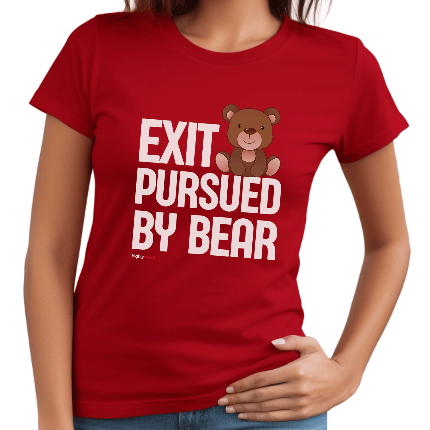 Shakespeare Exit Pursued By Bear T - Shirt for Theatre Lovers - Highly Vocal