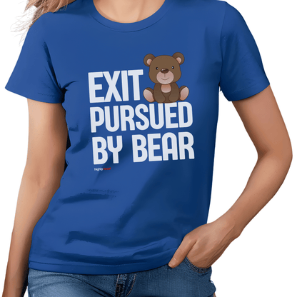 Shakespeare Exit Pursued By Bear T - Shirt for Theatre Lovers - Highly Vocal