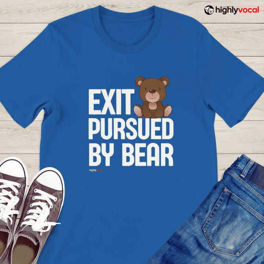 Shakespeare Exit Pursued By Bear T - Shirt for Theatre Lovers - Highly Vocal