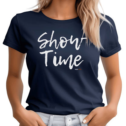 Show Time T - Shirt for Actors and Musical Theatre Lovers - Highly Vocal