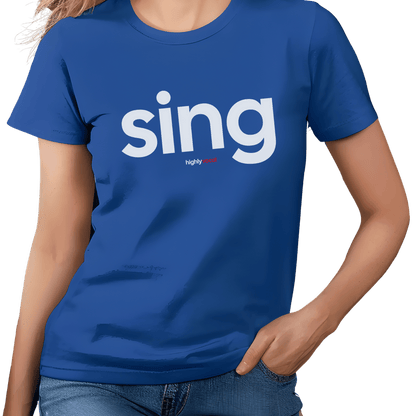 Sing T-Shirt - Print Material