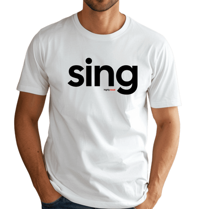 Sing T-Shirt - Print Material