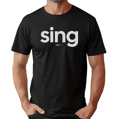 Sing T-Shirt - Print Material