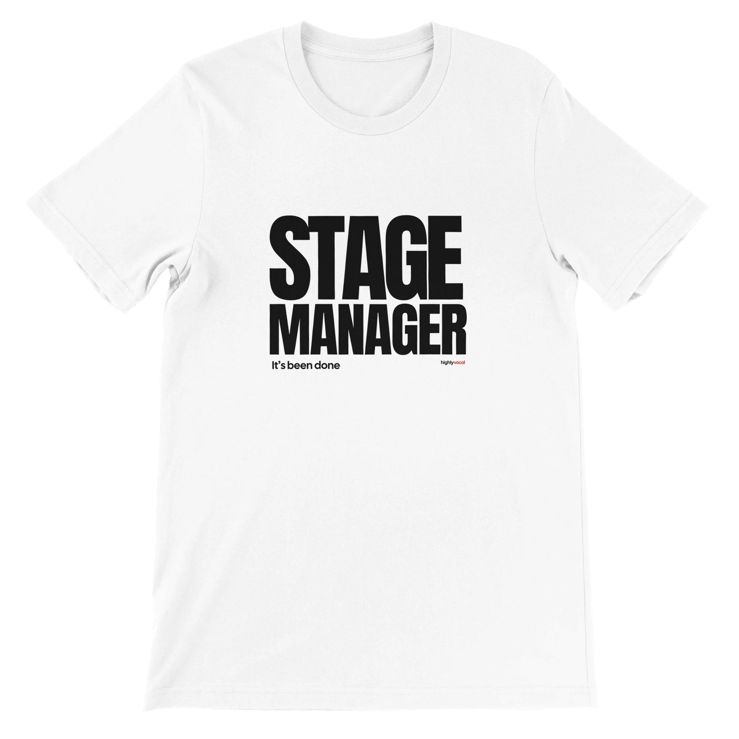 Stage Manager T-Shirt - Print Material