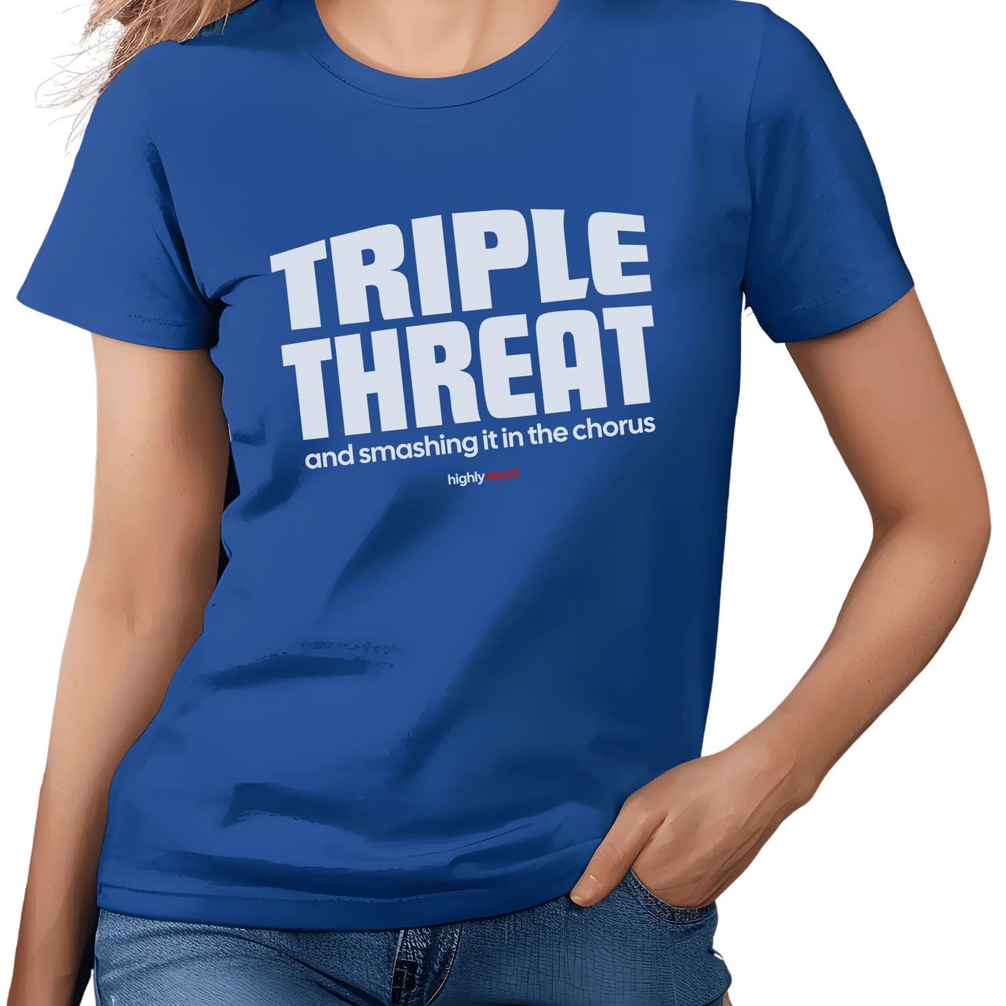 Triple Threat Chorus T-Shirt - Print Material