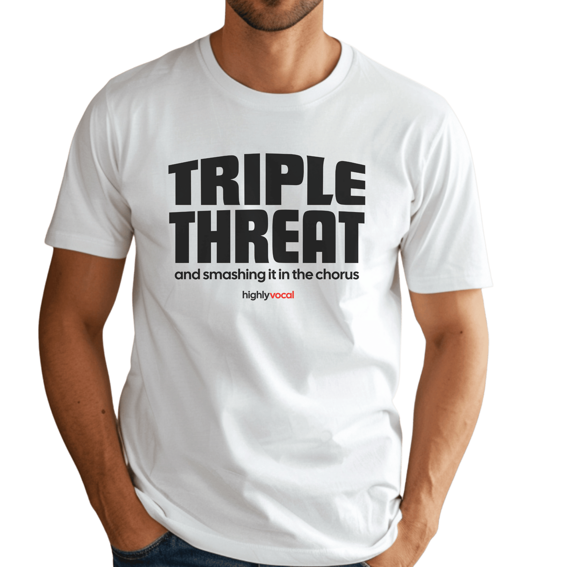 Triple Threat Chorus T-Shirt - Print Material