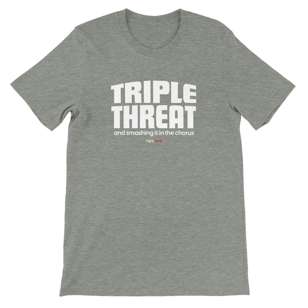 Triple Threat Chorus T-Shirt - Print Material