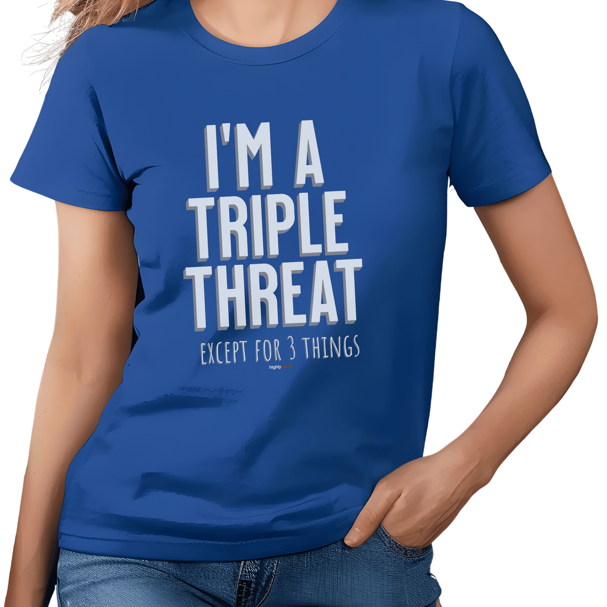 Triple Threat Except T-Shirt - Print Material