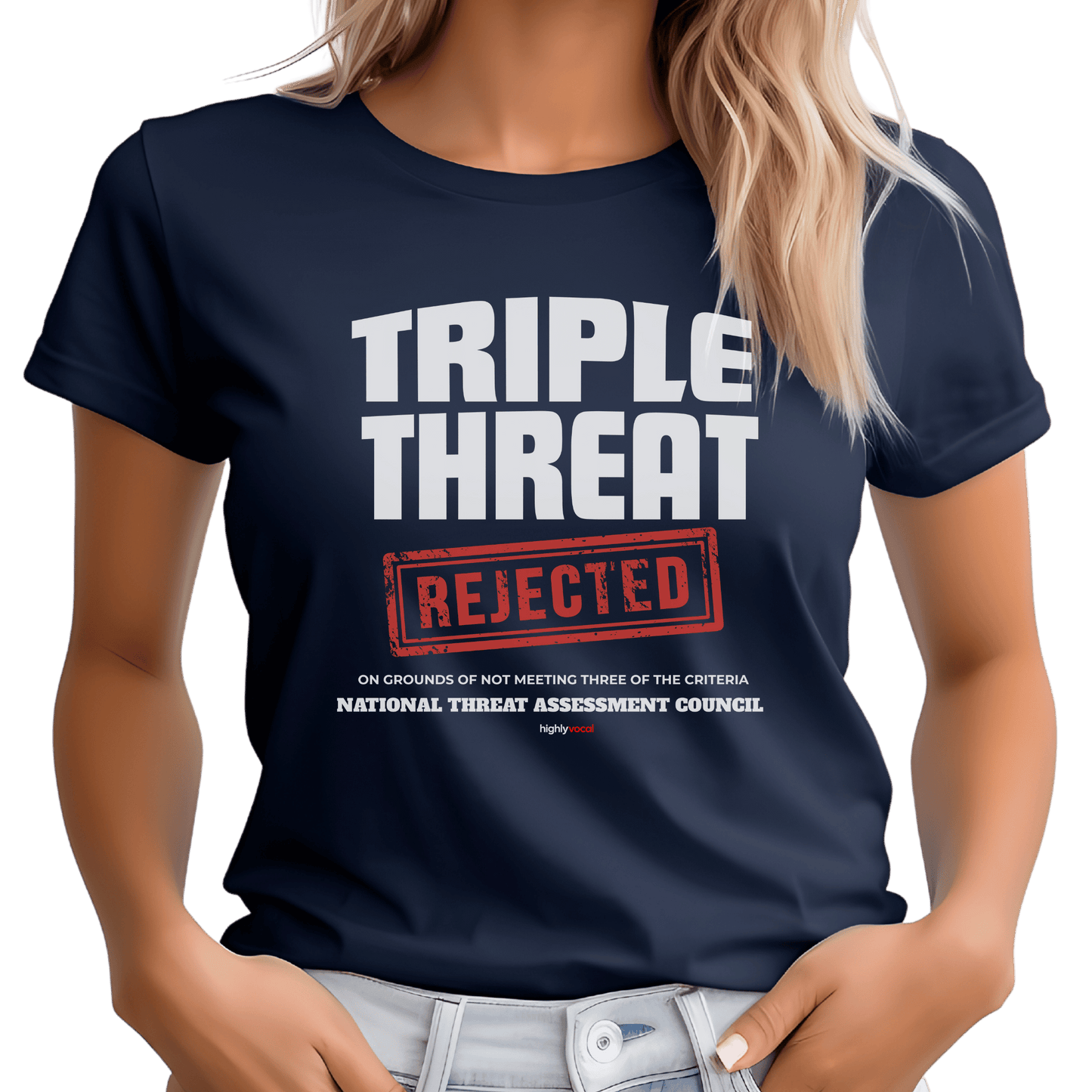 Triple Threat Rejected T-Shirt - Print Material