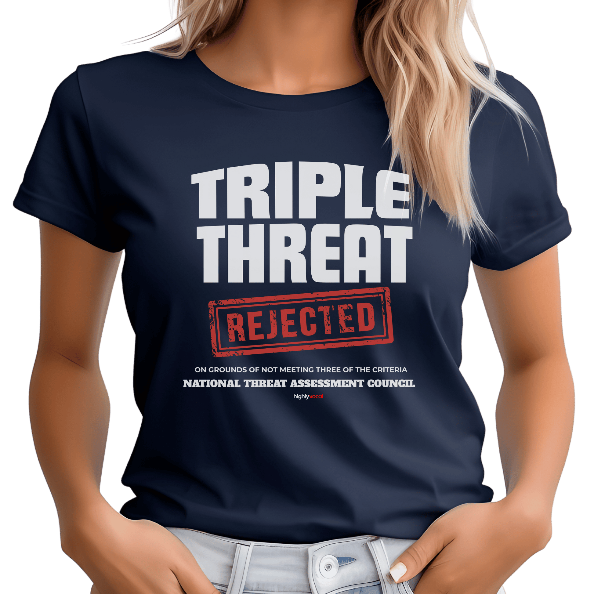 Triple Threat Rejected T-Shirt - Print Material