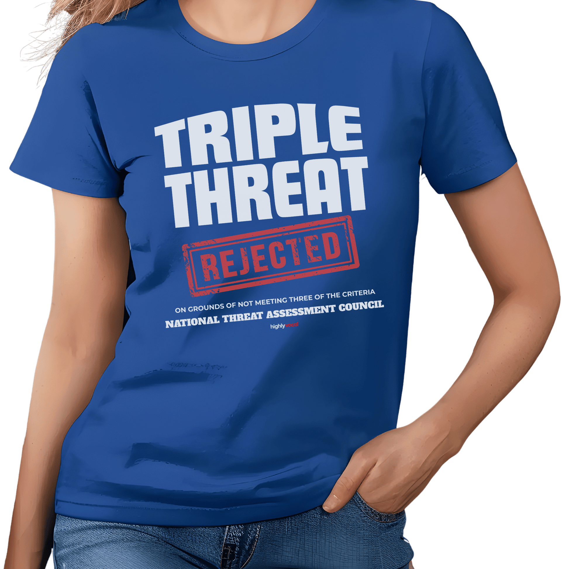 Triple Threat Rejected T-Shirt - Print Material