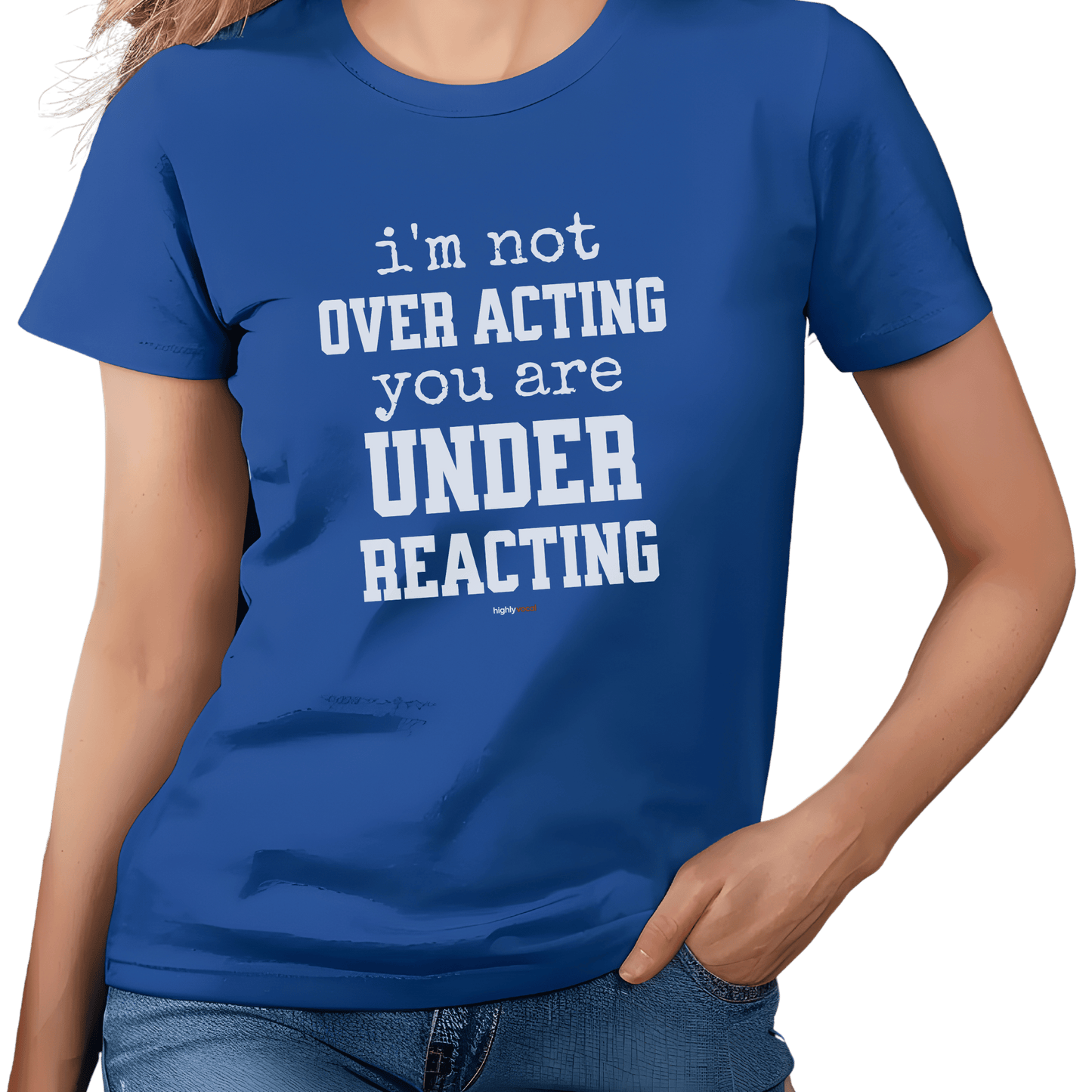 Under Reacting T-Shirt - Print Material