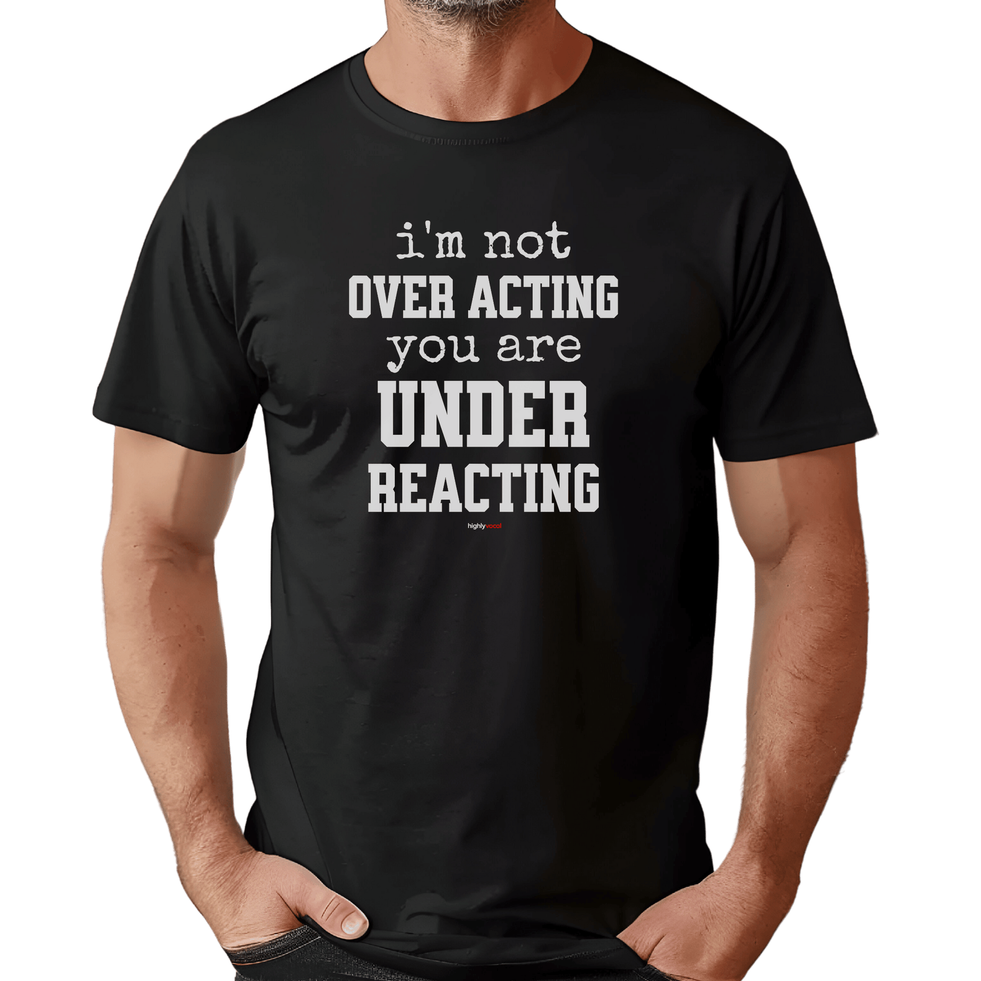 Under Reacting T-Shirt - Print Material