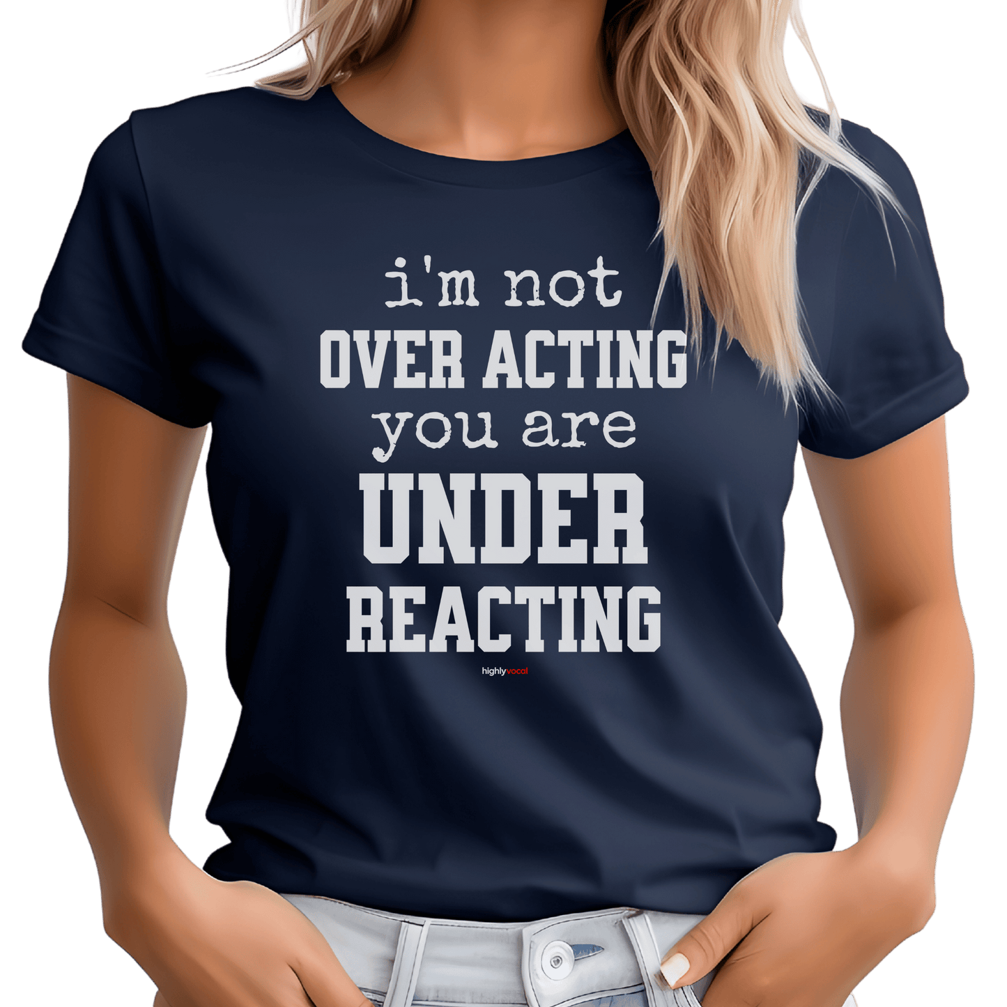 Under Reacting T-Shirt - Print Material